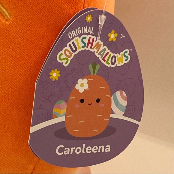 Squishmallows 8” Caroleena the Easter Carrot with Flower - Picture 7 of 7